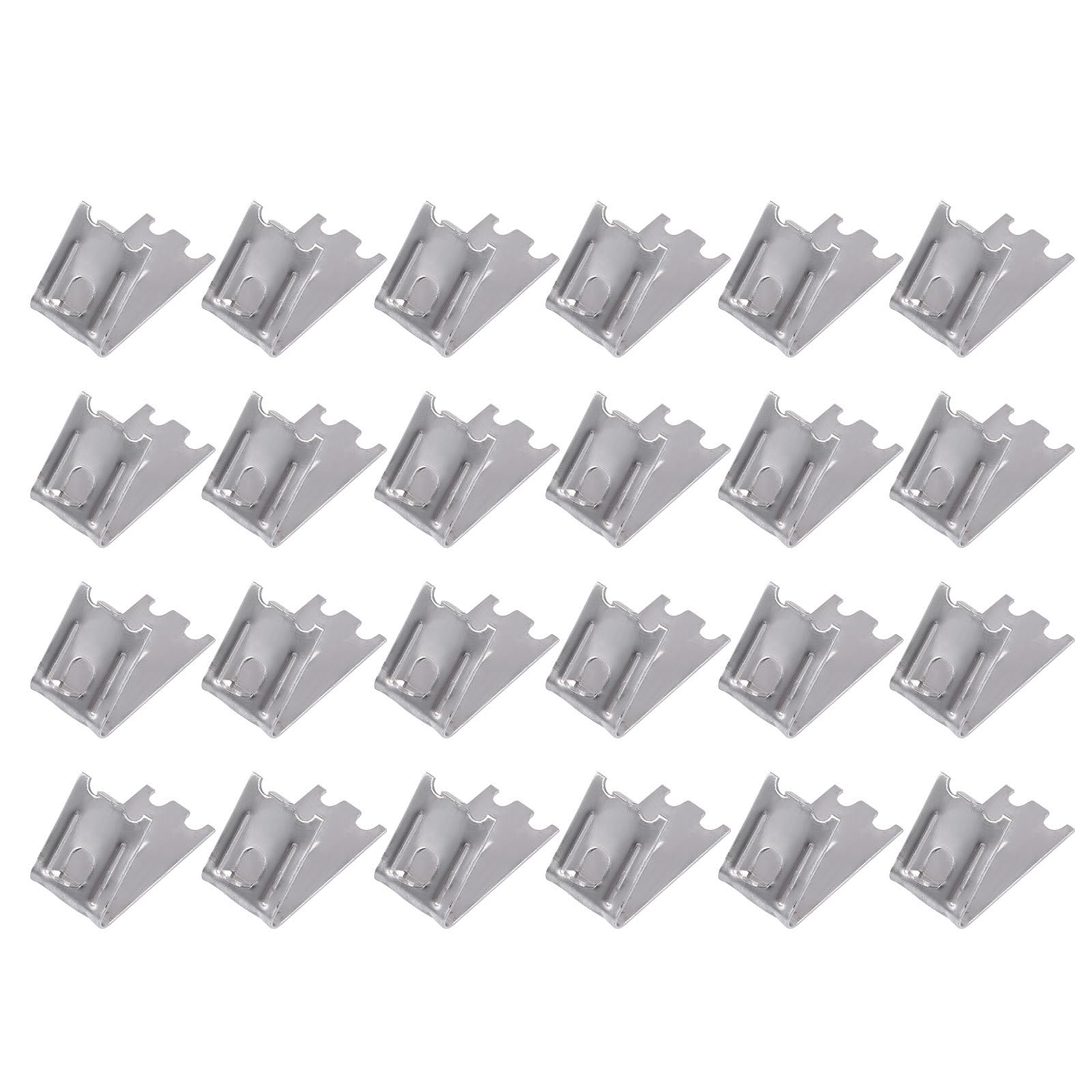 OSALADI Supports pour Étagères de Réfrigérateur et Congélateur en Acier Inoxydable, Lot de 20 Clips Résistants pour Usage Cuisine et Cave à Vin