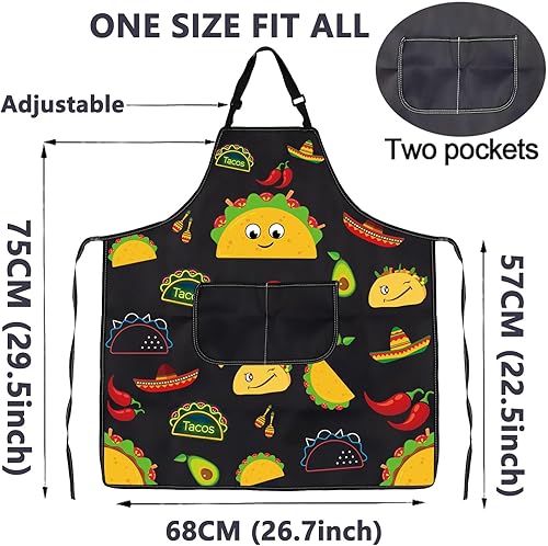 Miniatura 9 de They Call Me El Jefes - Delantal divertido jefe mexicano para cocinar, con bolsillos, para jefe, chiste, regalos de El Jefes
