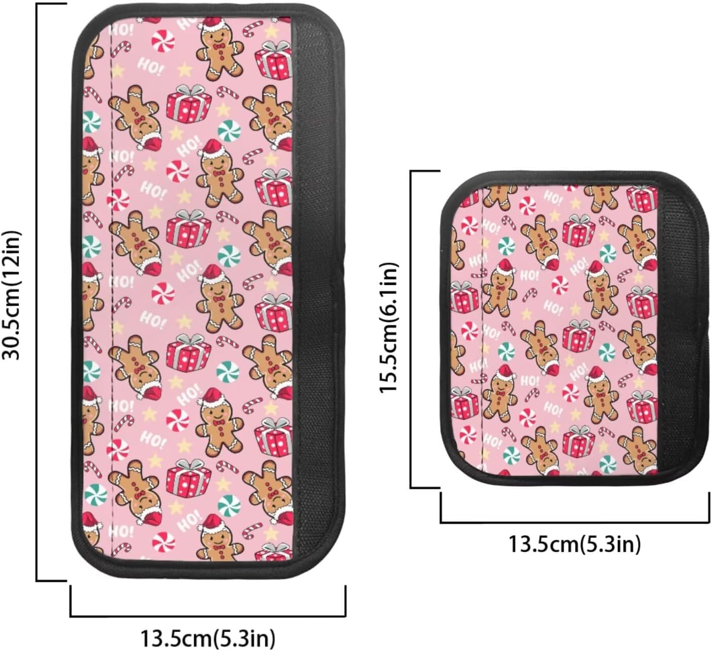 Refrigerator Door Handle Cover Pack of 8 Gingerbread Man Fridge Handle Covers Xmas Decor Kitchen Appliance Protector for Dishwasher Oven Microwave
