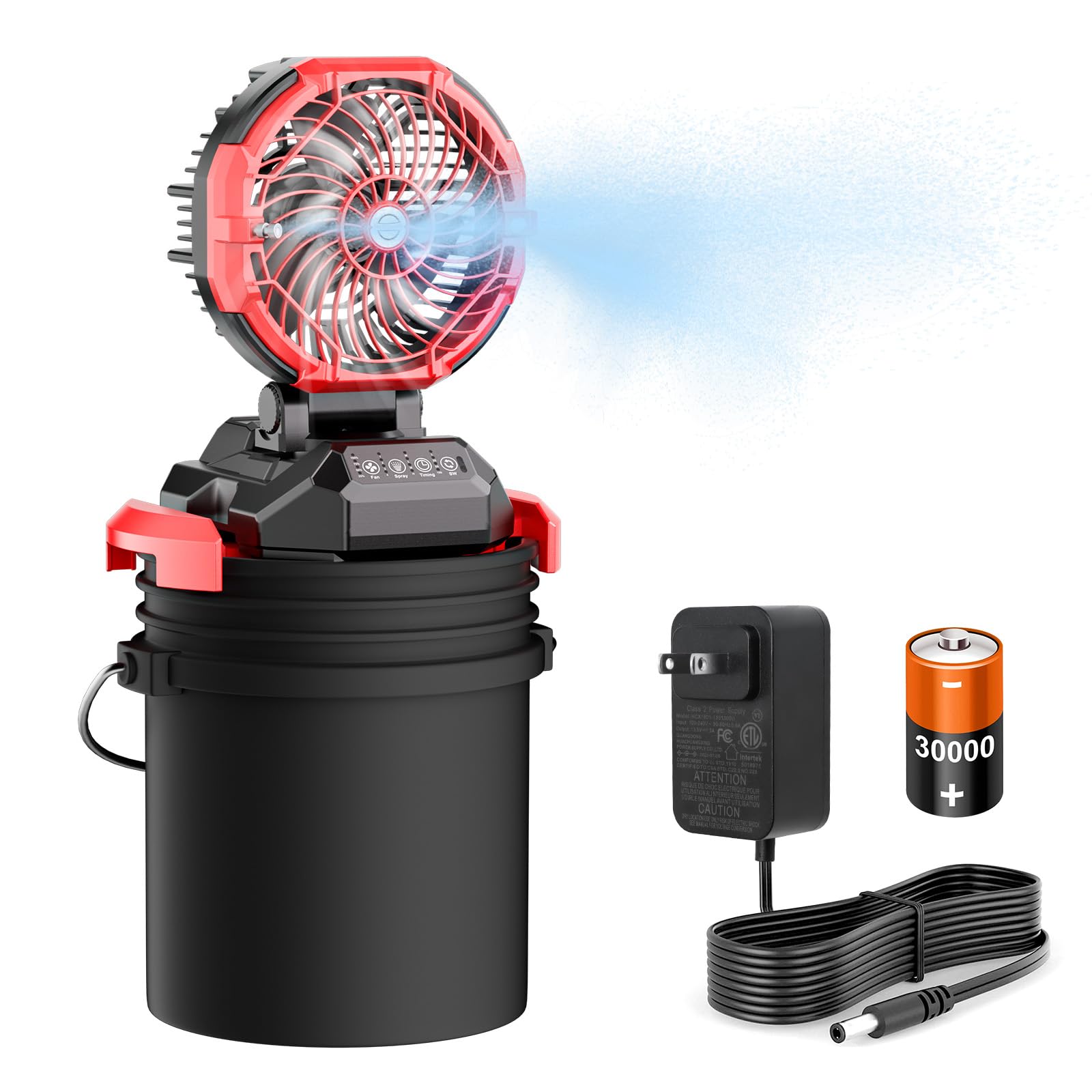 CosyHack 30000mAh Misting Fan
