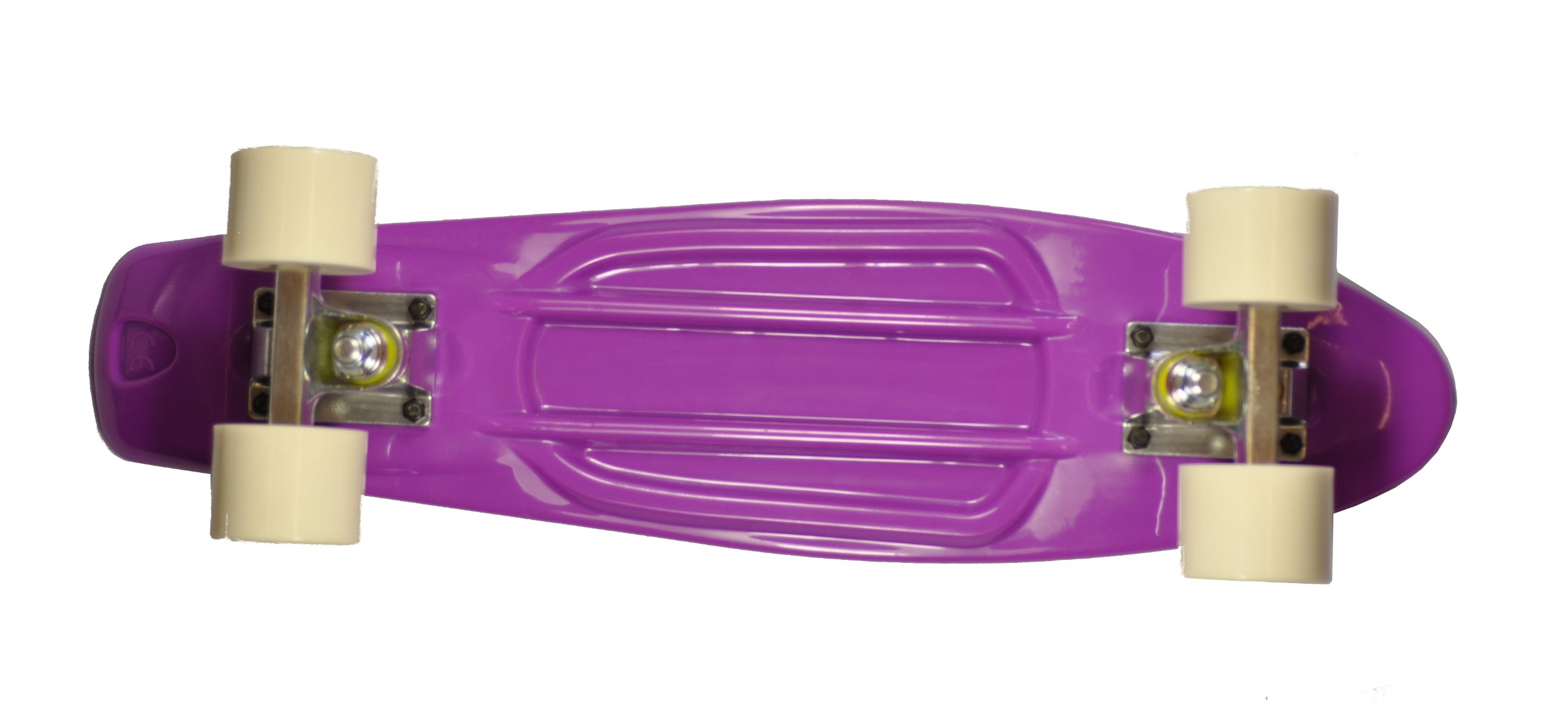 Ridge Skateboards 22" Cruiser Completo – Viola/Verde, Ruote 59mm 78A, Cuscinetti ABEC 7 – Grip Tape Incluso