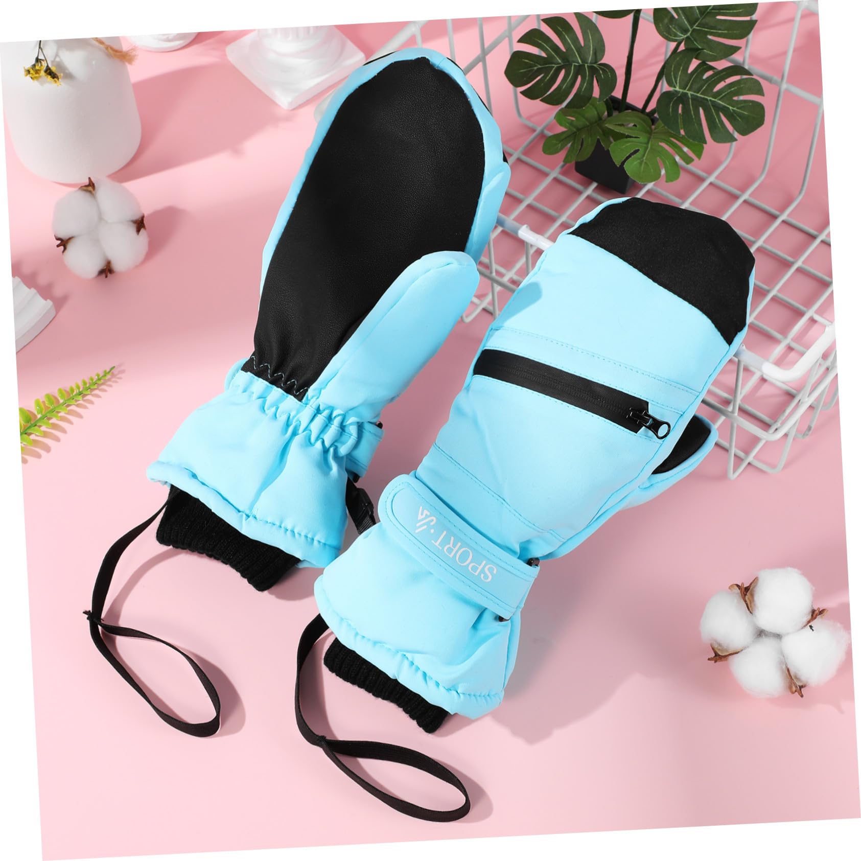 Toyvian Guantes de Invierno Impermeables para Nieve Térmicos Táctiles y Cortaviento para Hombre Mujer y Jóvenes Talla XL para Esquí Ciclismo y Senderismo