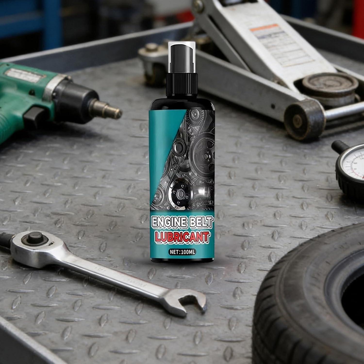 Belt Dressing Spray, 100ml Quick-Dry Liquid, Noise Reduction Lubricant, Deep Protection, Anti Squeak, Fixing, Sealing, Maintaining, Repairing, Engine