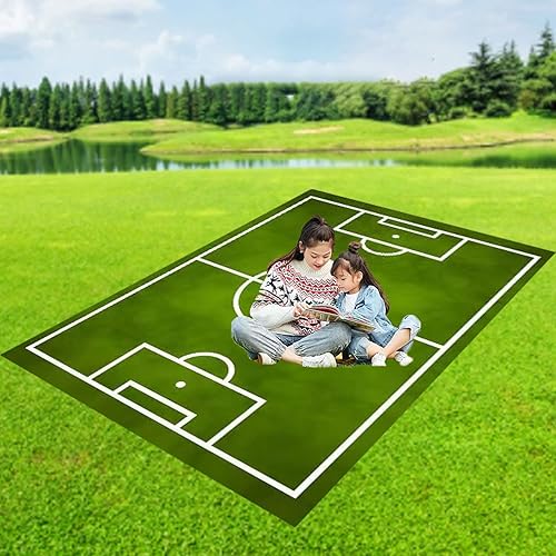 Miniatura 4 de Alfombra de fútbol infantil para dormitorio de niños, alfombra de área de juegos para habitaciones de niños, alfombra de baloncesto antideslizante