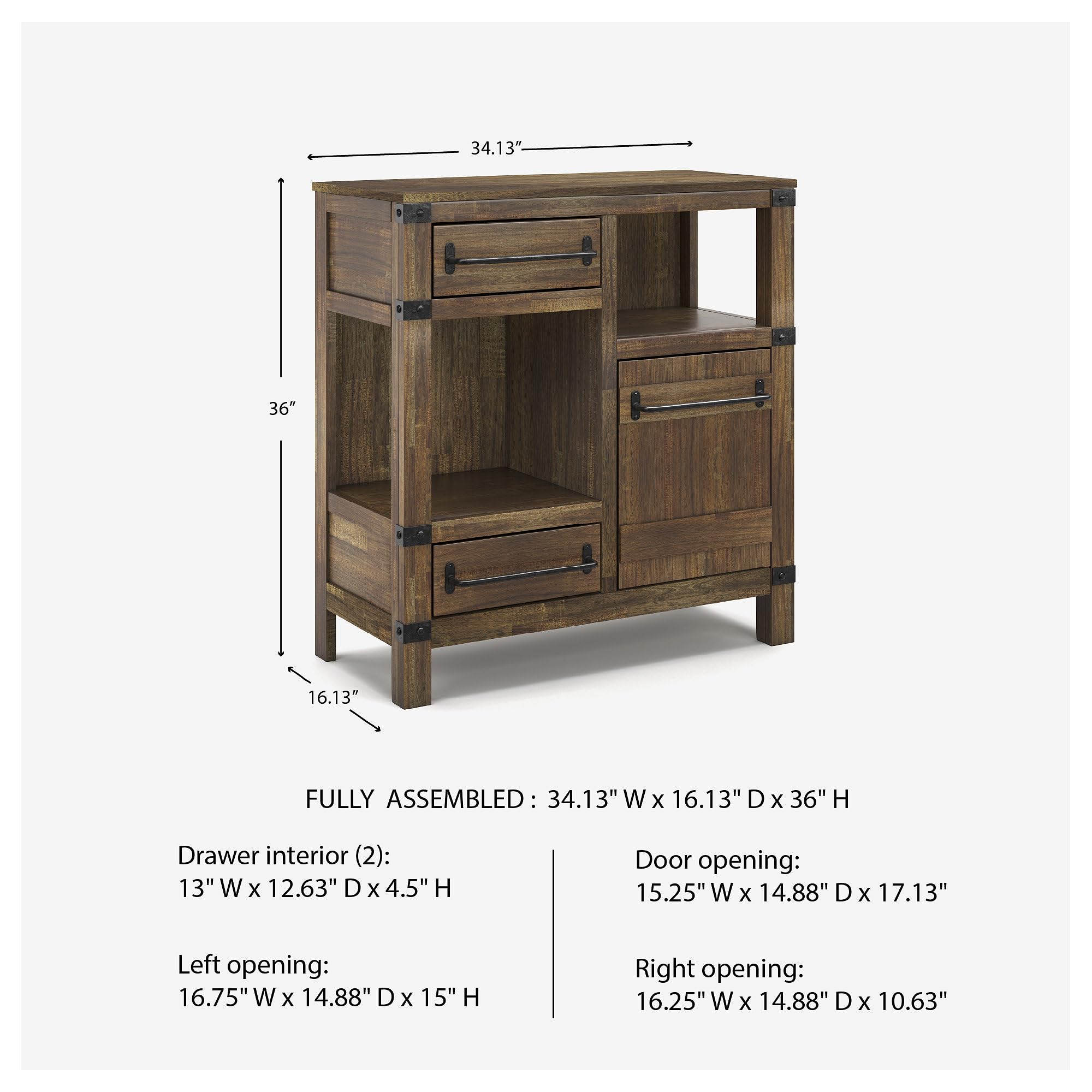 Amazon.com: Signature Design by Ashley Roybeck Industrial Accent