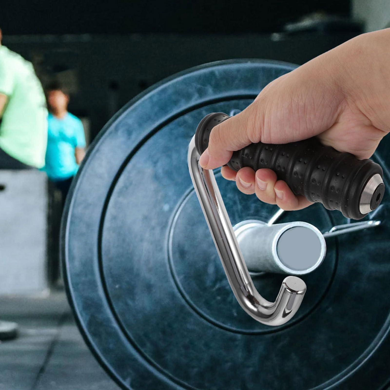 VICASKY Kensui Praktische Trainingsgriffe Fitness Griffe 2 Stück aus Stahl und Tpr für Bizeps und Rückenübungen für Kraftaufbau im Fitnessstudio und Hause