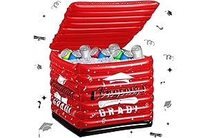 Domensi Graduation Inflatable Cooler Beverage Cooler Box 18'' x 18'' for Parties