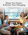 Banque de puissance de chargeur portable construite dans les câbles et la prise de mur, 10000mAh iPhone Charge rapide du pack de batterie, USB C Banque d'énergie Slim externe, Carnets de voyage compatibles avec iPhone 17 16 15 14 13 iPad