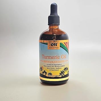 On Natural Turmeric Oil for Hair and Scalp Enhancement