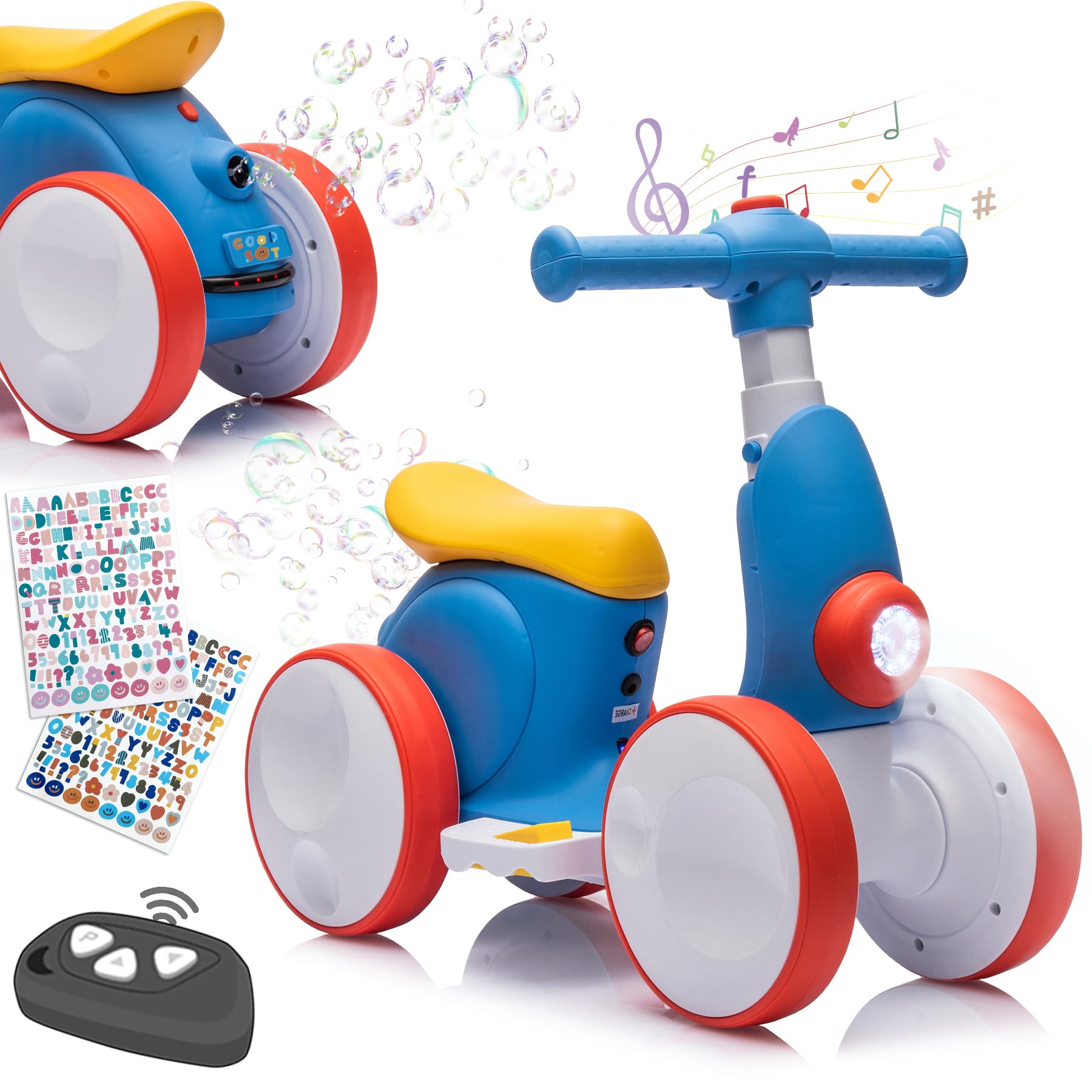 Children's Electric Car, Red/Blue