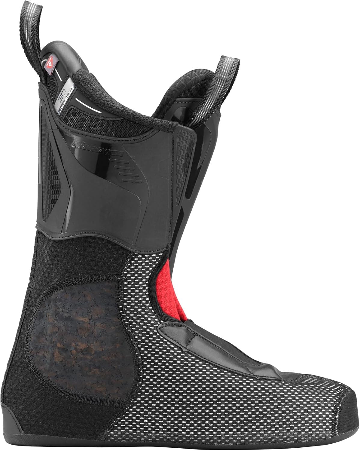 Interior view of Nordica Sportmachine 120 ski boot liner