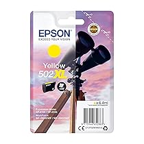 Epson 502 Serie Binocolo, Cartuccia originale getto d’inchiostro, Formato XL, Giallo