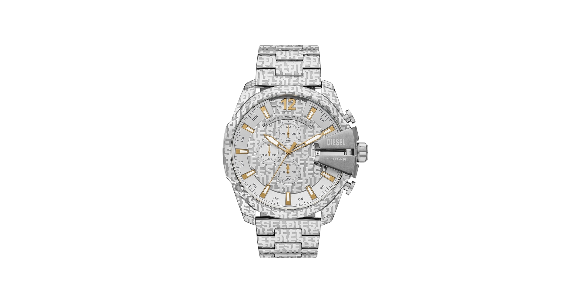 Amazon.com: Diesel Mega Chief Stainless Steel Chronograph Men's