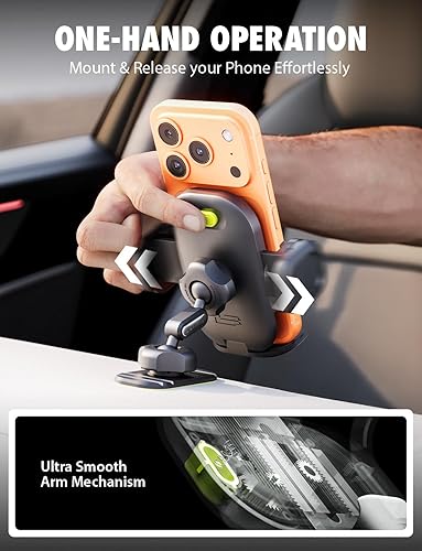 Miniatura 6 de Bracketron TripGrip PRO - Soporte para teléfono de automóvil, soporte para teléfono para tu automóvil con expansión de un solo botón para