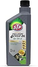 STP Premium Small Engine 4 Cycle Oil Formula, SAE10W-30 Small Engine Oil Engine Care Formula Reduces Wear for Lawnmower, Push Mower, Tractor, 32 Oz, STP