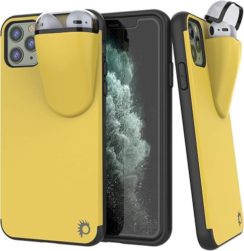 Miniatura 7 de Punkcase Funda para iPhone 11 Pro Max Airpods (serie TopPods)  Funda delgada y duradera 2 en 1 diseñada para iPhone 11 Pro Max (6.5 pulgadas)