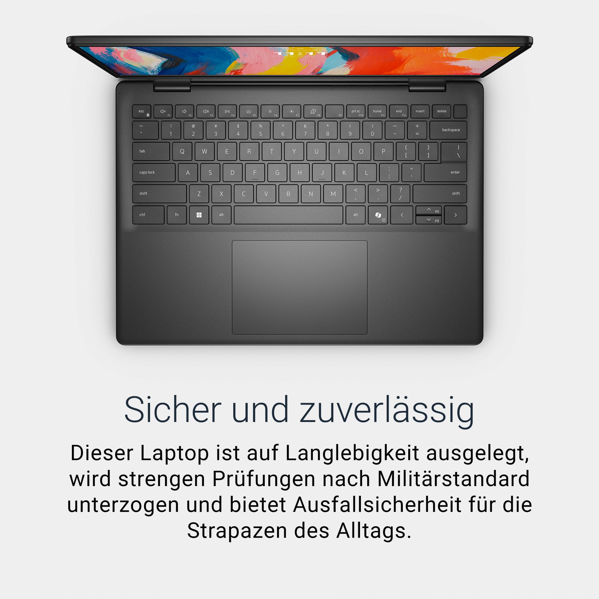 Dell 14 Laptop DC14255 Copilot+ PC 14" 2K AMD Ryzen 5 220 16GB RAM 512GB SSD AMD Radeon Grafik QWERTZ Tastatur Windows 11 Home Wi-Fi 6 Carbon Black