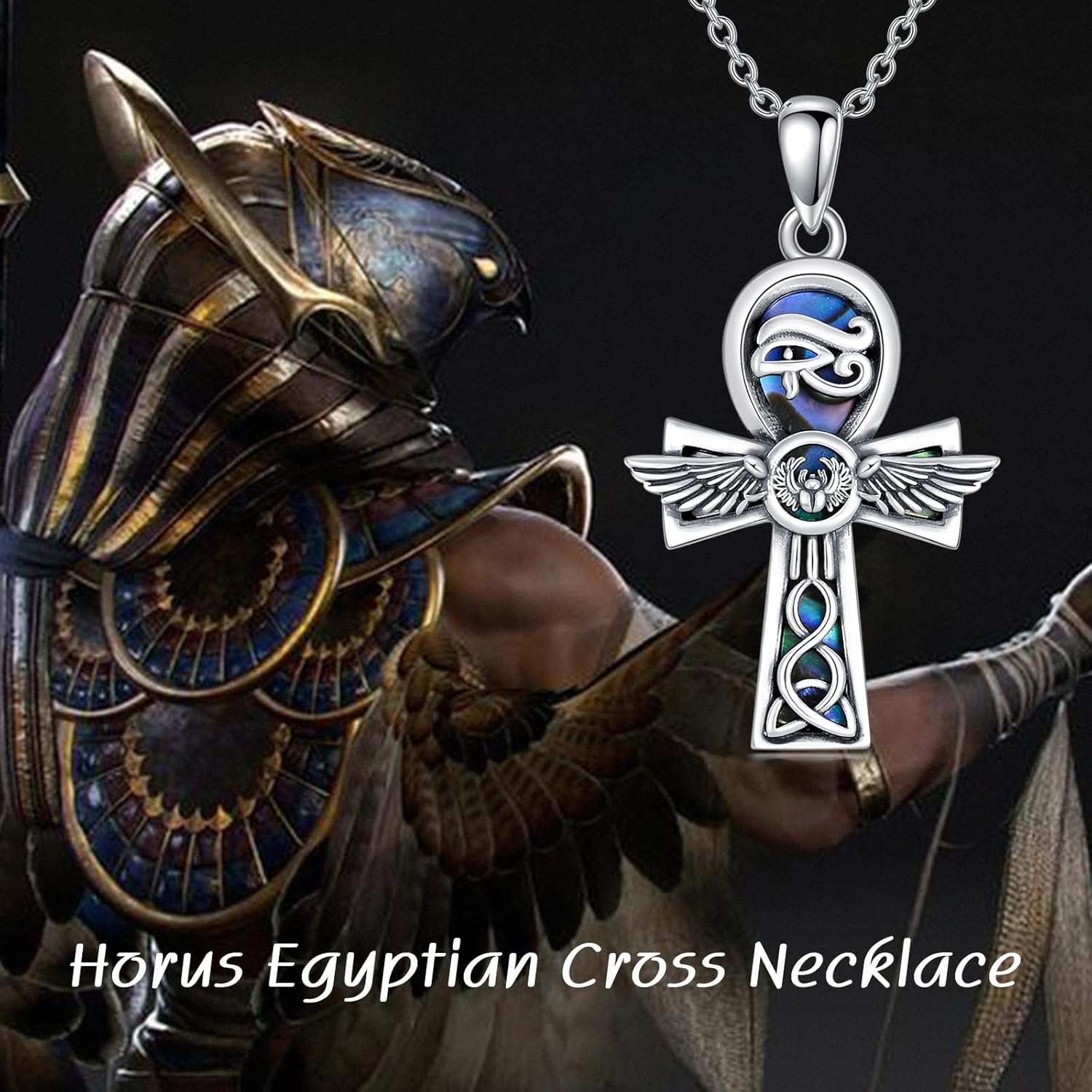 Crucifix Cross Necklace Sterling Silver Celtic Knot Cross Pendant Jesus Crucifix Jewelry Gift for Women Men - Image 6