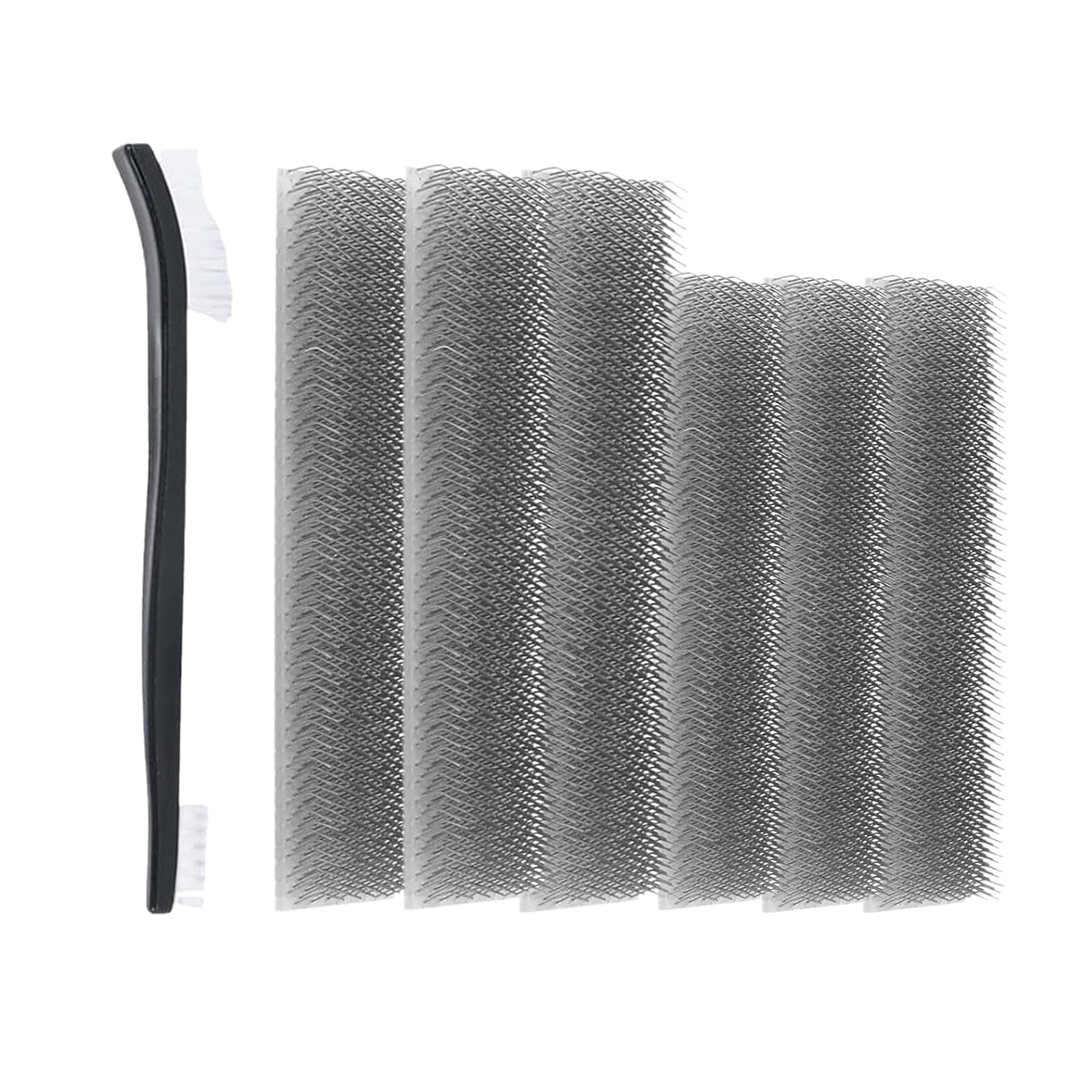 Copper Pipe Cleaner Set, Including 15/22mm Drill Pipe Cleaner, Pipe Cleaner Brush, Pipe Cleaner Replacement Sheets, Durable Replaceable 15mm Pipe Cleaner Apply to Home & Professional Use in Plumbing