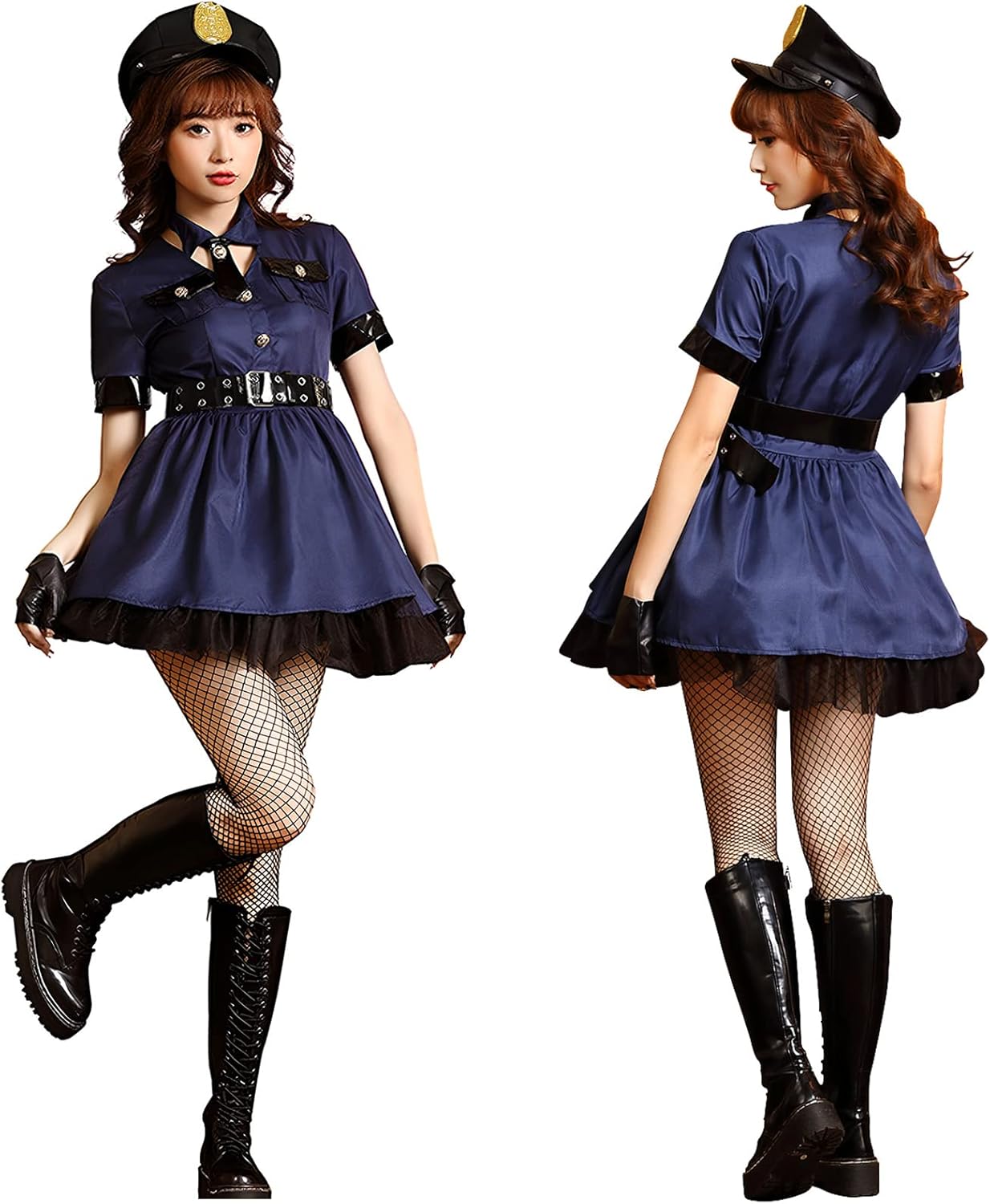 Amazon.co.jp: [Choni Choice] ポリス コスプレ 制服 婦人警官