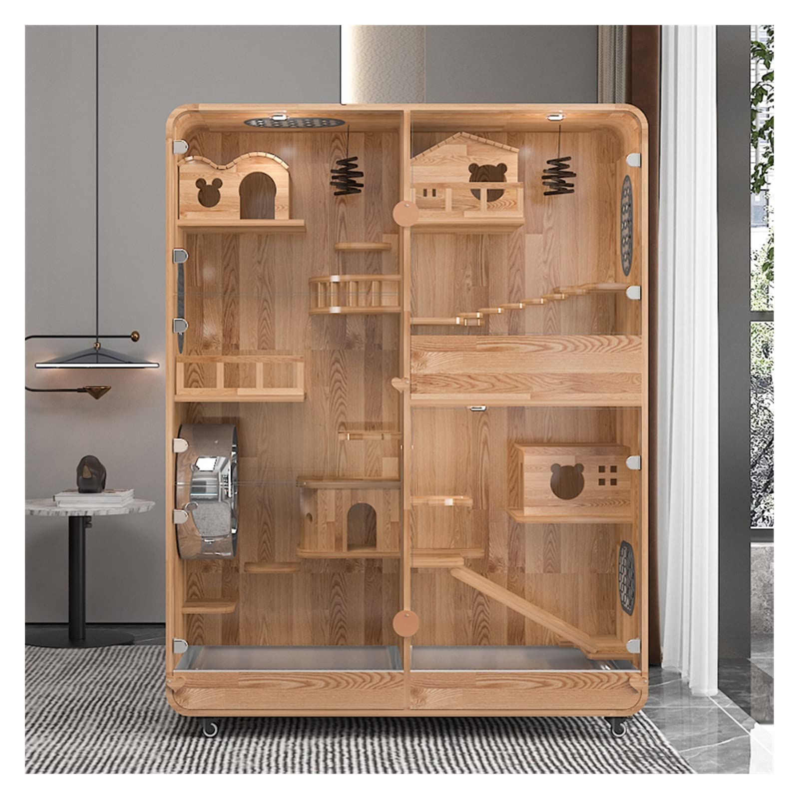 villa per gatti Piccola casa for animali domestici Villa for gatti Gabbia in legno for for, Cuccia for Per interni