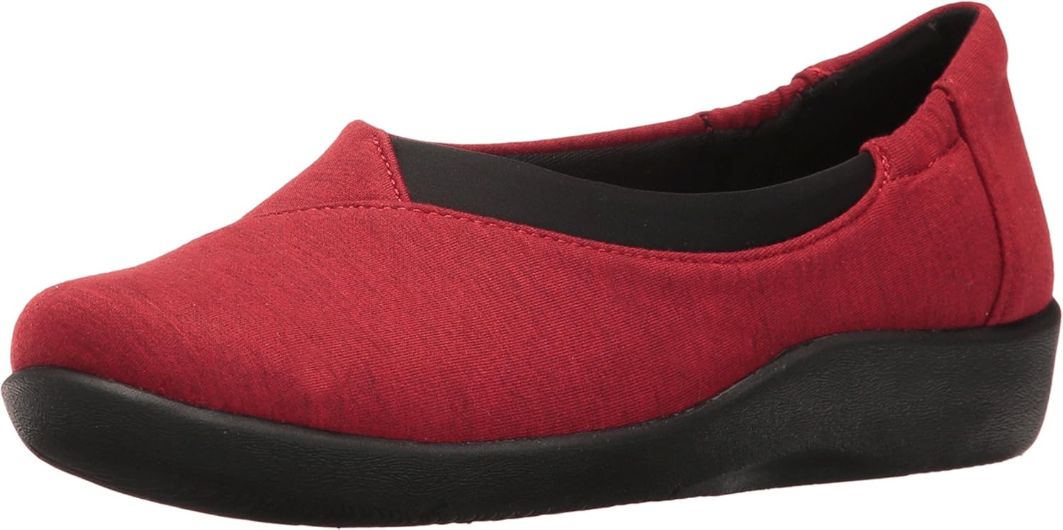 clarks women's cloudsteppers sillian jetay flat