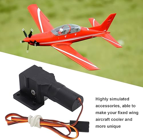 Miniatura 5 de Oumefar Tren de aterrizaje retráctil eléctrico duradero y seguro tren de aterrizaje retráctil eléctrico para 1.1M RC avión de ala fija Accesorios RC