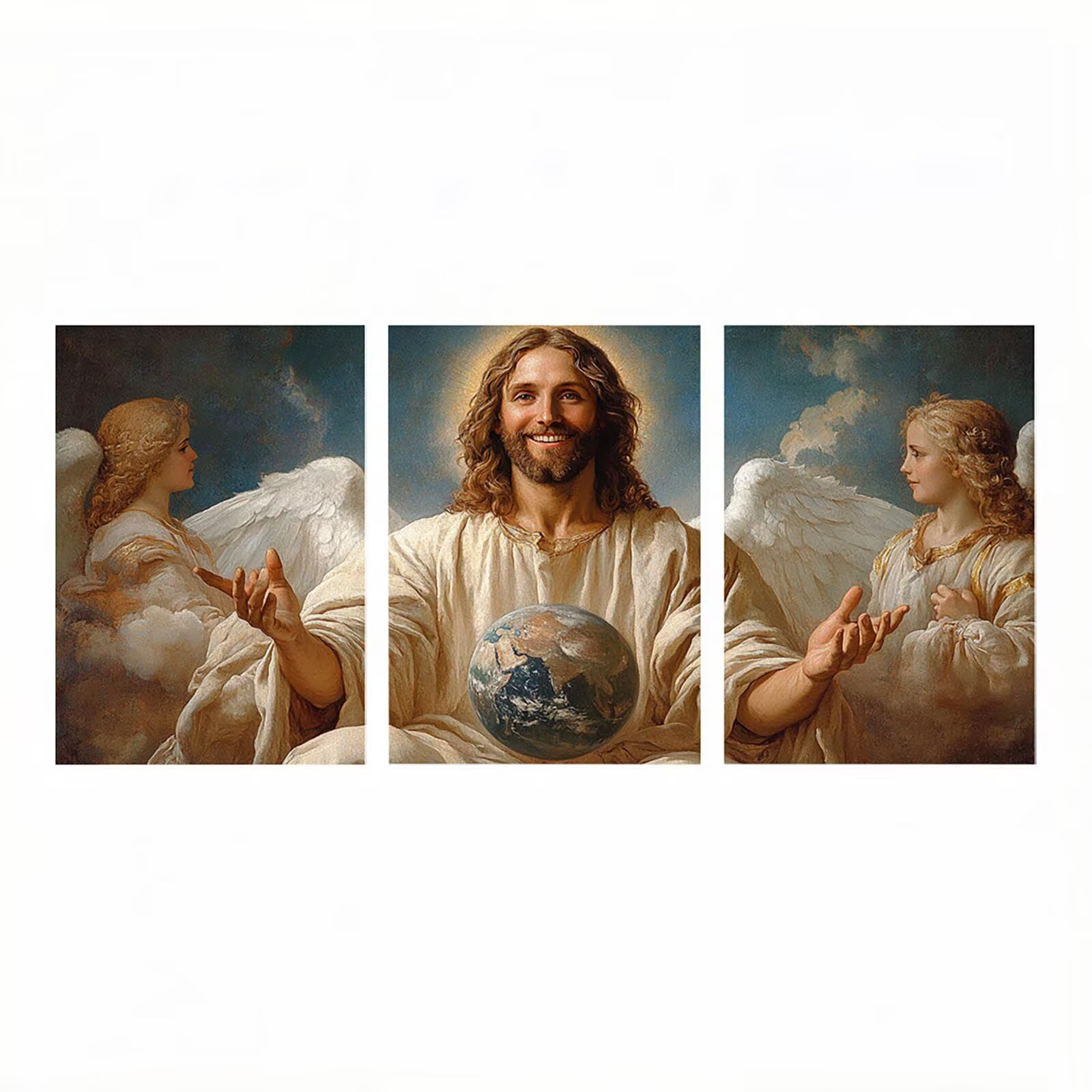 HXZH-6251 zestawy artystyczne dla dorosłych, anioł, diamentowy obraz, sztuka kryształowa, zestaw do haftu krzyżykowego, 40 x 61 cm x 3, do malowania po numerach, dla dorosłych z kryształkami strasu