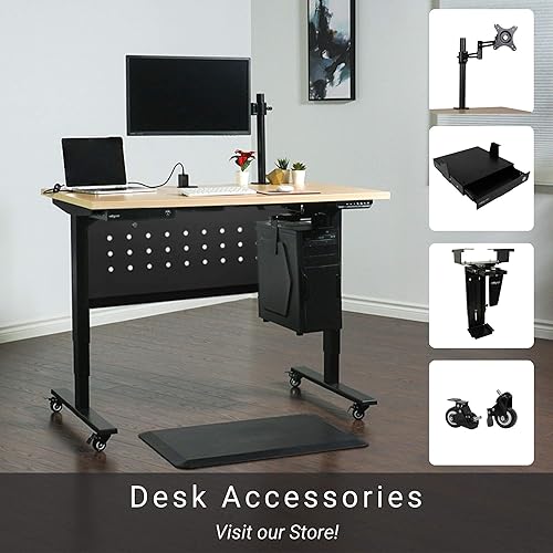 Miniatura 4 de Progressive Automations Progrerssive - Soporte ajustable para CPU y kit de espaciador, soporte de escritorio para PC. Accesorios de escritorio de pie