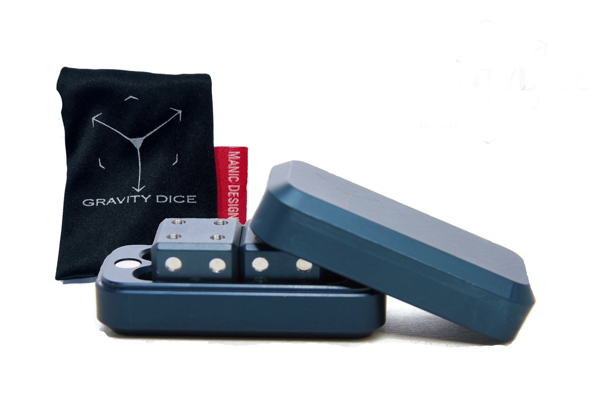 最高品質 GRAVITY DICE アクアマリン 2個セット （メタルダイス） 最高品質 GRAVITY DICE アクアマリン 2個セット （メタルダイス）