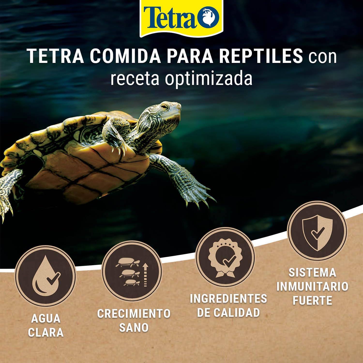 Tetra Repto Delica Shrimps - Manjares para tortugas acuáticas, Lata de 1 L