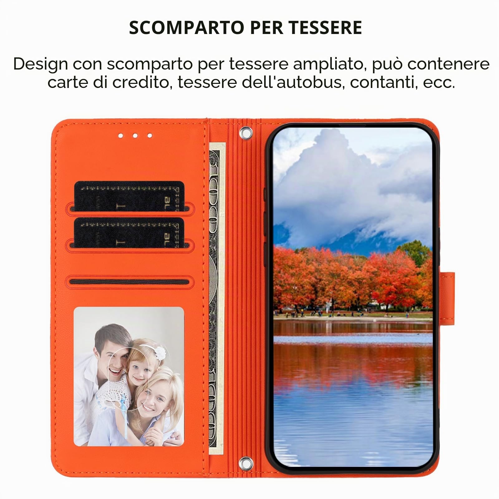 Fertuo Cover per OPPO Find X3 Lite 5G, Custodia Portafoglio a Libro in Pelle Flip Cover con Porta Carte, Chiusura Magnetica [Disegni di Mandala] Case Antiurto per OPPO Find X3 Lite 5G