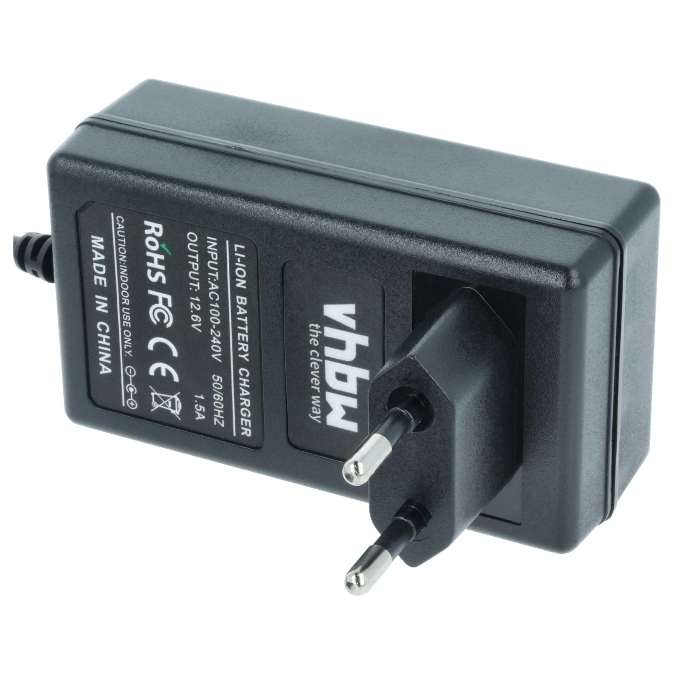 vhbw Cargador Compatible con Hitachi/HiKOKI UR 10, UR 10DL, WH10DCL, WH 10DCL, WH10DFL, WH10DFL2, WH 10DL Herramientas, baterías