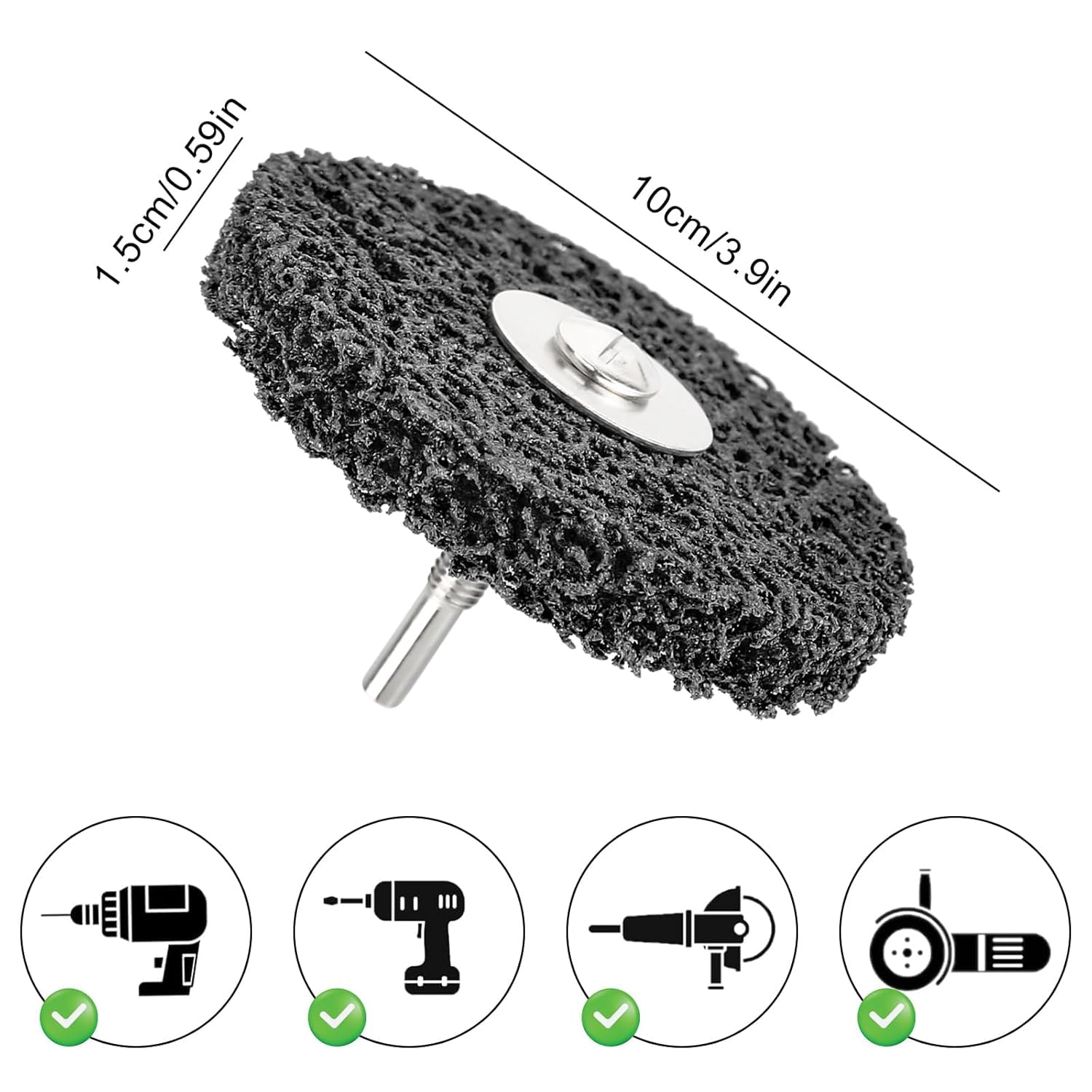 Dischi Abrasivi CSD 100mm - Set 5 Per Rimozione Vernice, Ruggine, Smerigliatrice - Foto 11