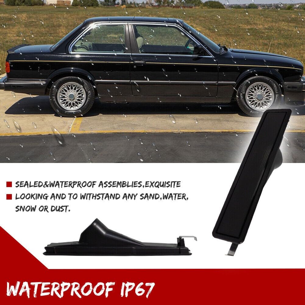 Amazon.com: Gcuhtke 4pcs Smoked Front+Rear Bumper Side Marker 