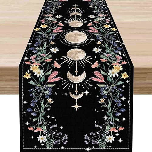 Miniatura 9 de Camino de mesa rosa de los años 70, diseño retro trippy estético, hippie, espiral, espiral, mínimo, ondas ranuradas, decoración central para el 70s