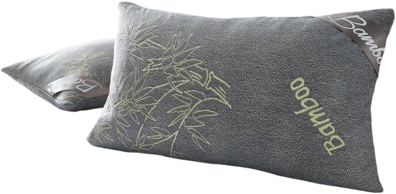 Marilyn Bed and Bath Premium Quality Memory Form Bamboo Pillow With Removable Cover (Pack of 2)