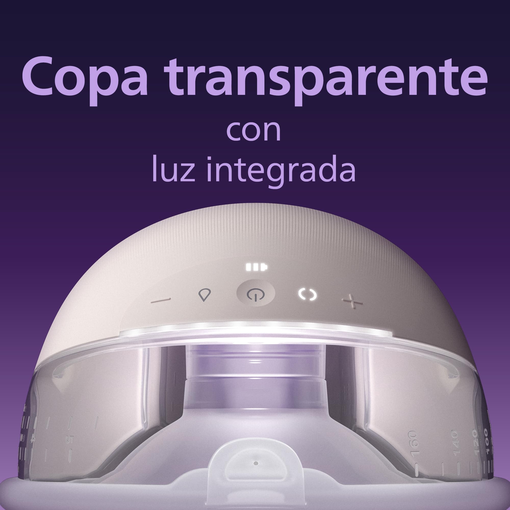 Philips Avent Natural Care portátil Extractor de leche eléctrico doble - Imita el ritmo natural de succión del bebé, cojín de silicona SkinSense, motor de potencia hospitalaria, SCF495/11