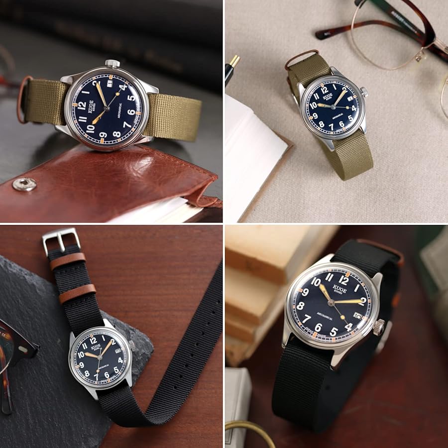 KUOE OLD SMITH 90-002 クオ自動巻き腕時計★超美品！★日本製 OLD SMITH 90-002 自動巻き ブラック文字盤 | Kuoe Kyoto JP