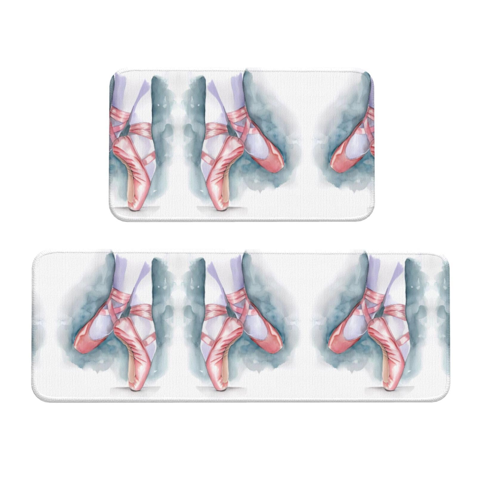 Alfombrillas de cocina de ballet con acabado antideslizante de alta resistencia