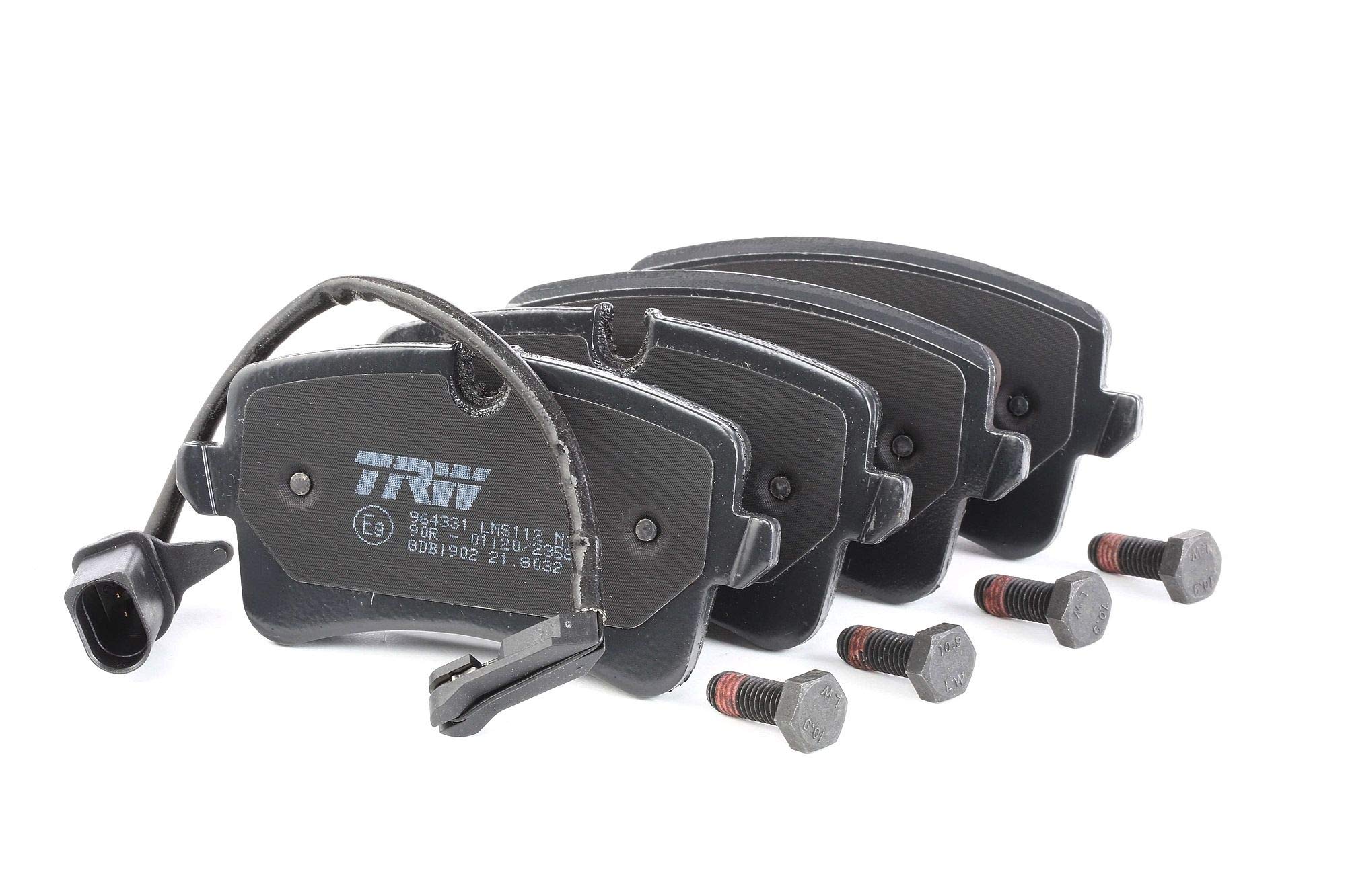 TRW GDB1902 Pastiglie Freno Set di 4 para Audi A4 B8 Avant (8K5) 2007-2015 Assale Posteriore e Altri Veicoli | Compatibile con: AUDI A4 B8, A4 B8 Avant, A5, A5 Cabriolet, A5 Sportback, A6 Allroad C7, A6 C7, A6 C7 Avant, A7 Sportback, Q5