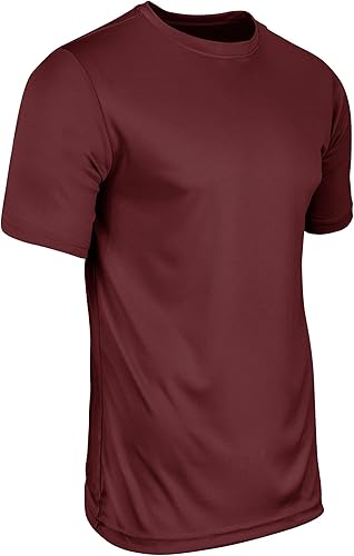 Champro Bst99ycdl Vision T-Shirt léger en Polyester, Rouge Cardinal, L Mixte