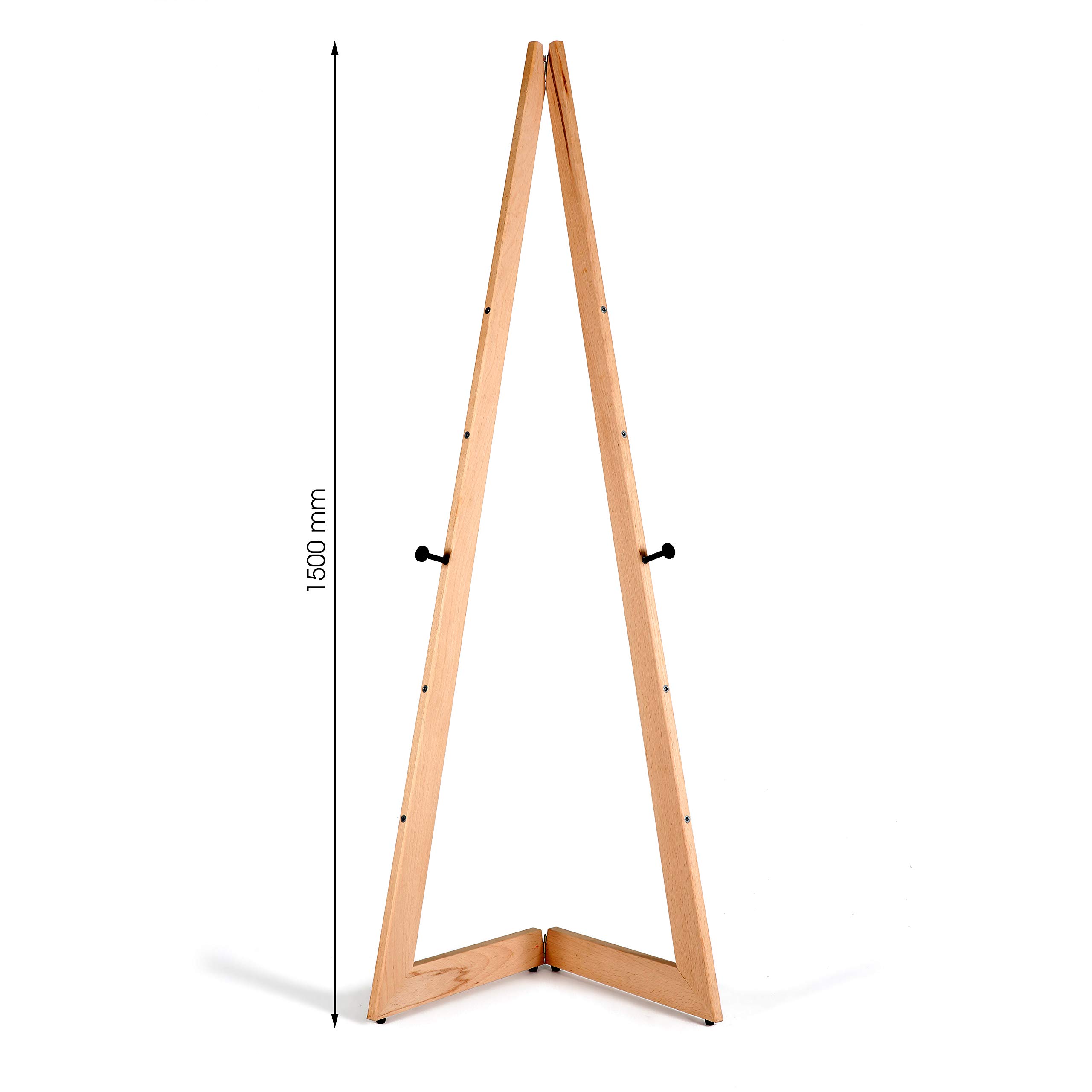 Mobile Sztaluga drewno bukowego, naturalnego, do ram do 120 cm, artystyczna Sztaluga drewniana