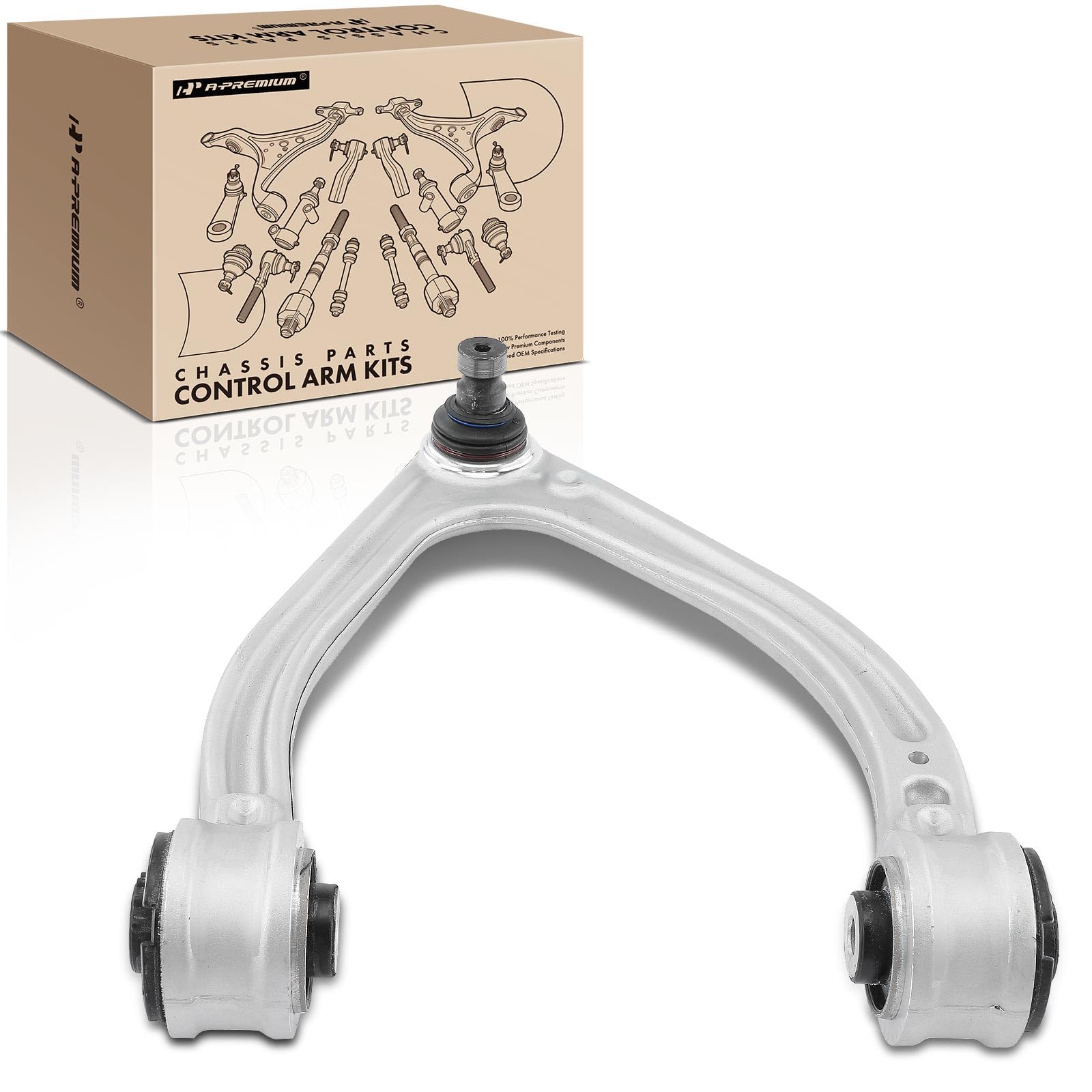 A-Premium Front Right Upper Control Arm, with Ball Joint & Bushing | Compatible with Mercedes-Benz S400, S400L, S450, S450L, S500, S500L, S550, S550e, Maybach S550/560/S600/S650