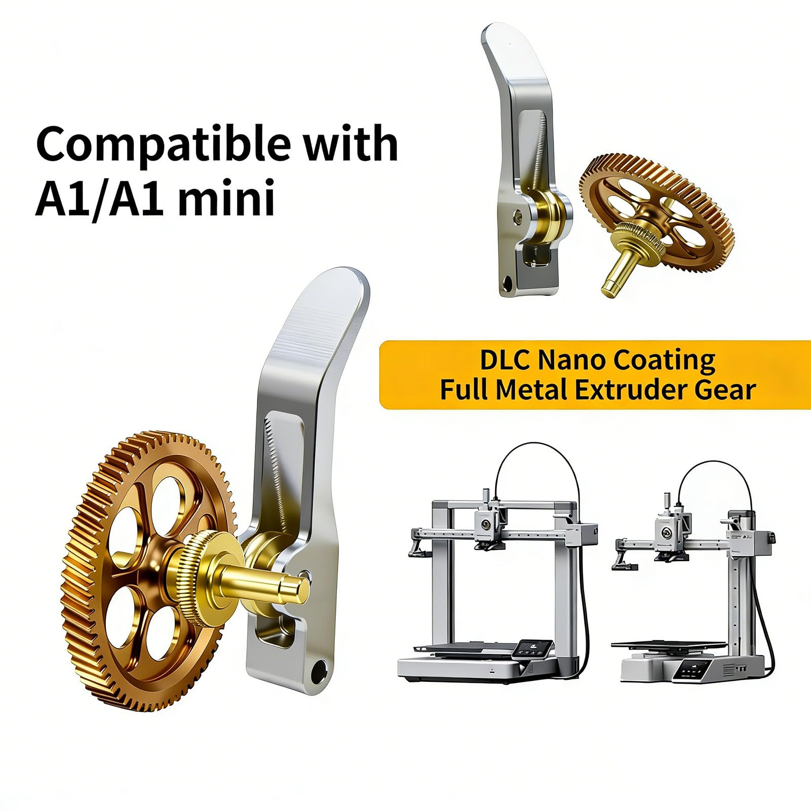 Extruder Zahnrad Set Passend für A1 Mini Ganzmetall