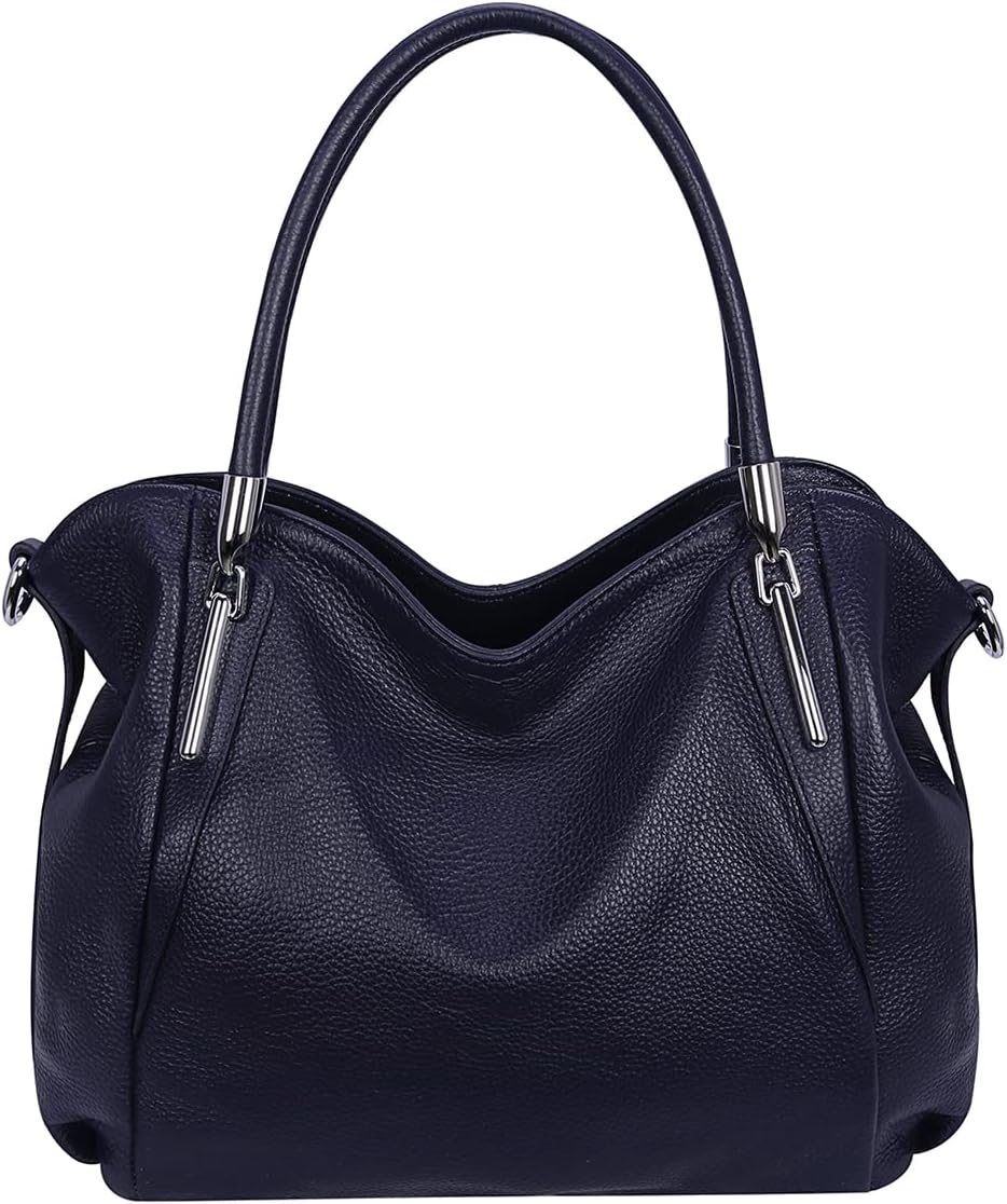 HESHE Leather Shoulder Purses for Women Tote Handbags Top Handle Bags Designer Satchel Handbag Ladies Hobo Bag Crossbody Bags - Image 3