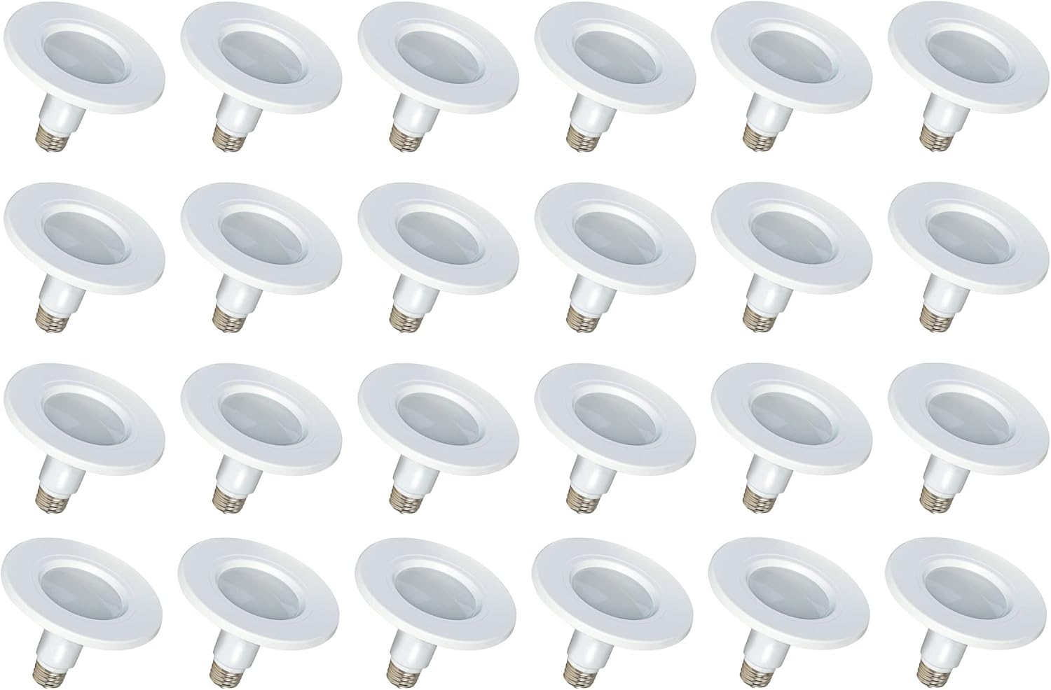 Satco S9599/12 Quick Trim LED Recessed Downlight Retrofit, 5-6 Inches, White, 2 Count (Pack of 12)