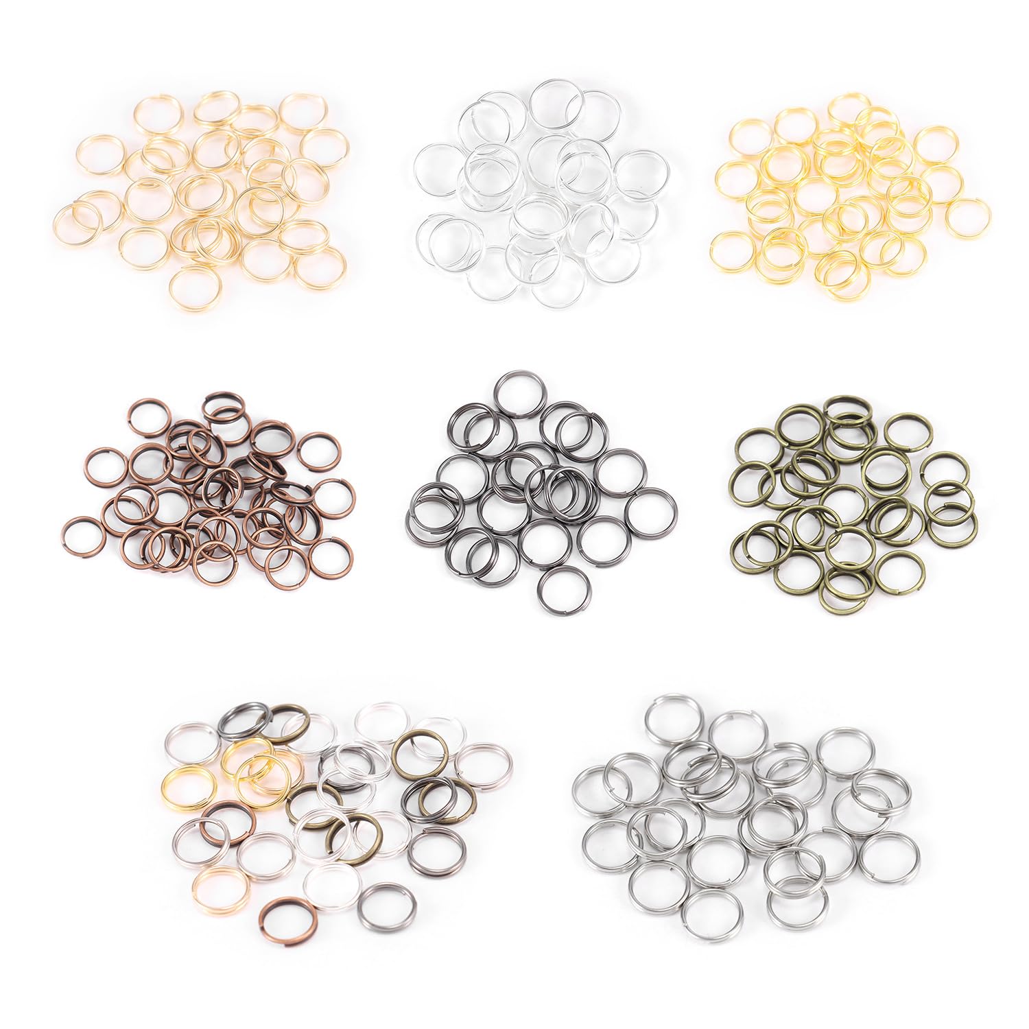 Splitringen 6 mm enkel Antiekkoper 50 stuks Kopen - Art en Hobby
