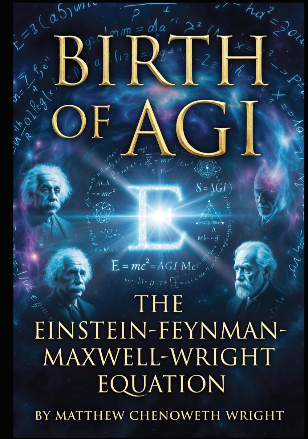 Birth of AGI: The Einstein Feynman Maxwell Wright Equation