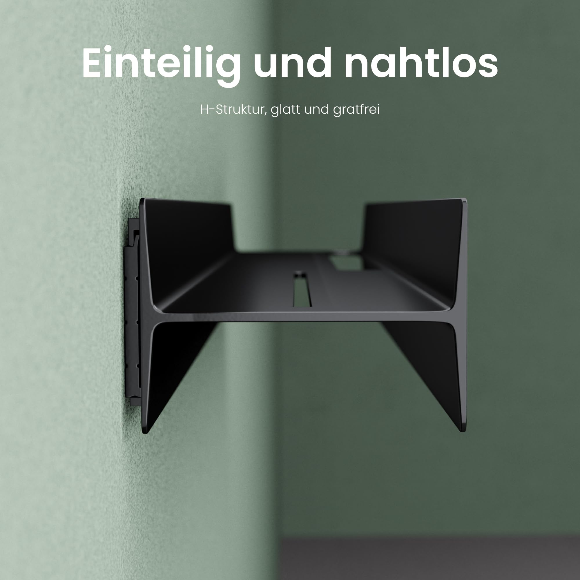 Mai & Mai Duschablage ohne Bohren 80cm Duschregal Matt schwarz | Badregal zum Bohren oder Kleben, Badezimmerablage zur Wandmontage Badezimmer Organizer für Bad, Küche, Reglo-03